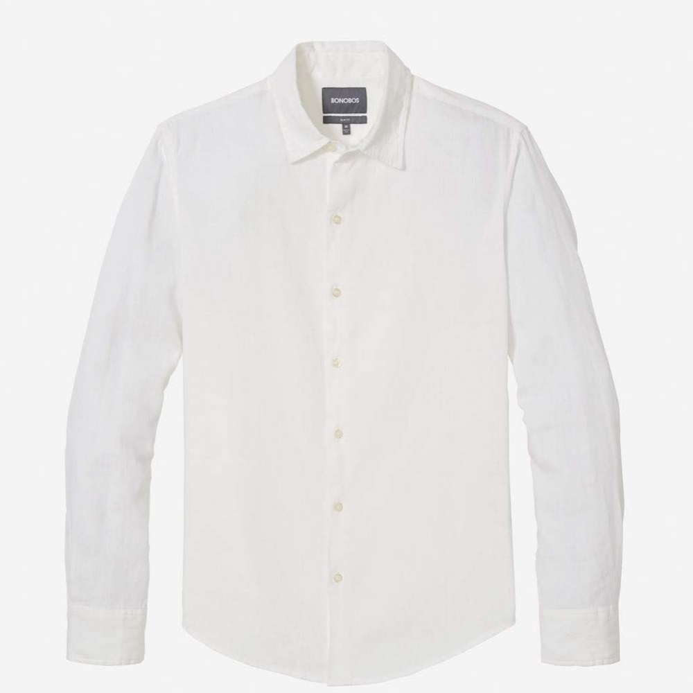 Bonobos Washed Linen Casual Button Up